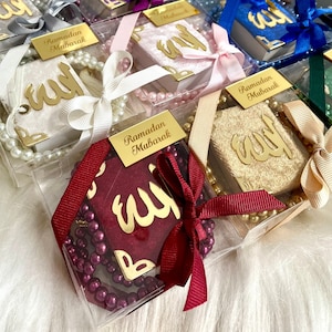 Custom Mini Quran Gift Set, Ramadan Mubarak, Eid Gift Set, Personalized Islamic Gift, Arabic Quran and Tasbih Set, Ameen Gift, Muslim Favors