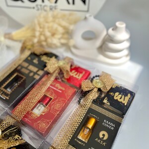 Gold Umrah Gift, Islamic Tasbih, Hajj Gift, Ataar Al Ka'aba, Rose Scent, Kaaba Oud, Itr'ul Ravza, Maqam Ibrahim, Islamic Favors, Muslim Gift image 8