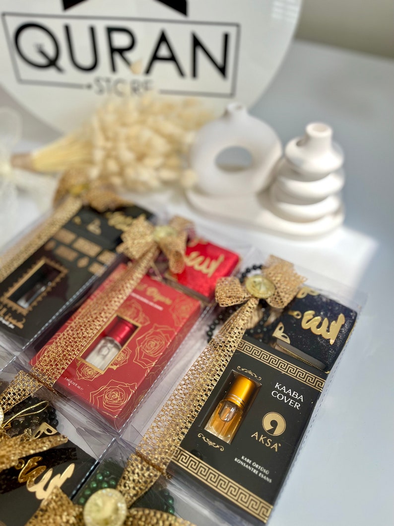 Gold Umrah Gift, Islamic Tasbih, Hajj Gift, Ataar Al Ka'aba, Rose Scent, Kaaba Oud, Itr'ul Ravza, Maqam Ibrahim, Islamic Favors, Muslim Gift image 8