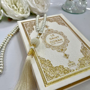 Le Saint Coran, Ramadan Kareem, Muslim Eid Gift, French Coran, Leather Coran, Prayer Rug, Crystal Tasbih, French Quran, Translate Quran image 10