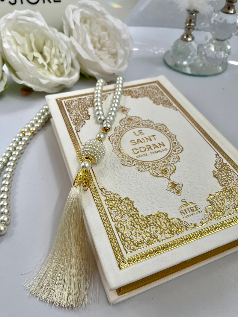 Le Saint Coran, Ramadan Kareem, Muslim Eid Gift, French Coran, Leather Coran, Prayer Rug, Crystal Tasbih, French Quran, Translate Quran image 10