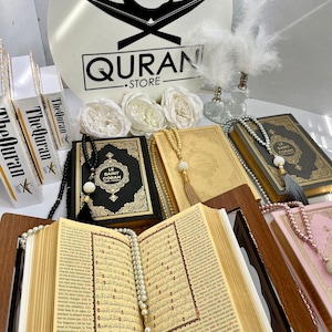 Le Saint Coran, Ramadan Kareem, Muslim Eid Gift, French Coran, Leather Coran, Prayer Rug, Crystal Tasbih, French Quran, Translate Quran image 9