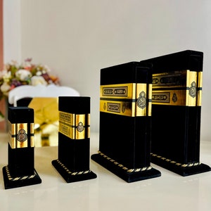 Kaaba Design Quran Velvet Embossed and Quran Box, Ramadan Quran Gift,  Quran Gift, Ramadan Gift, Arabic Quran, Islamic Gift, Muslim Eid Gift