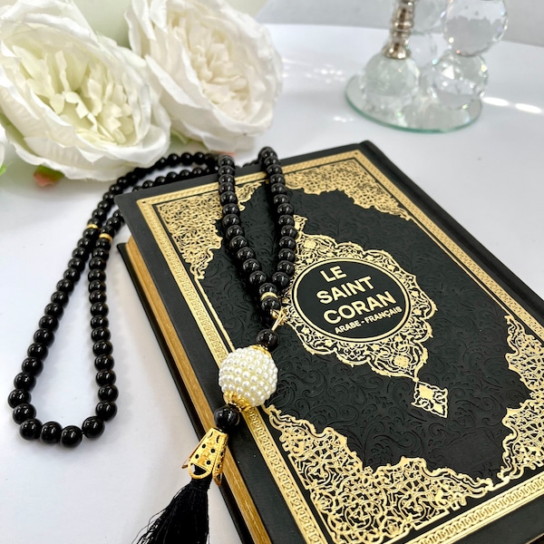 French Translation Quran, French Quran, Le Saint Coran, Ramadan Gift, French Muslim, Eid Gift, Leather Coran, Prayer Rug, Crystal Tasbih