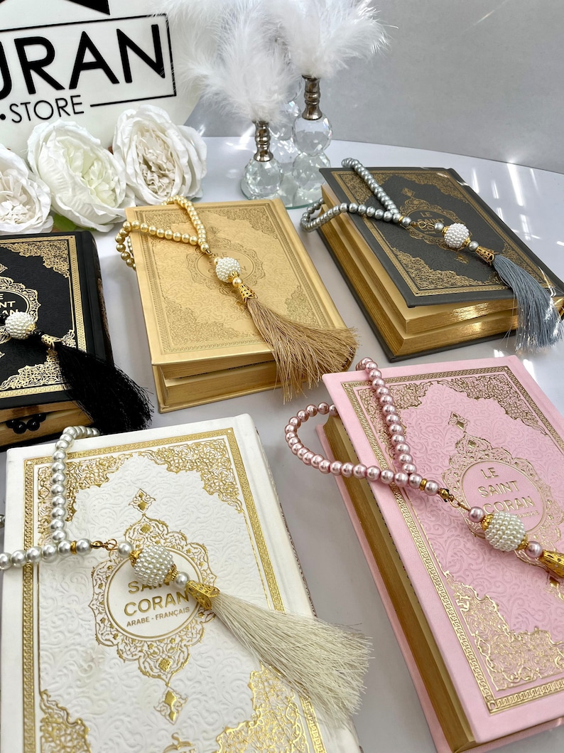 Le Saint Coran, Ramadan Kareem, Muslim Eid Gift, French Coran, Leather Coran, Prayer Rug, Crystal Tasbih, French Quran, Translate Quran image 8