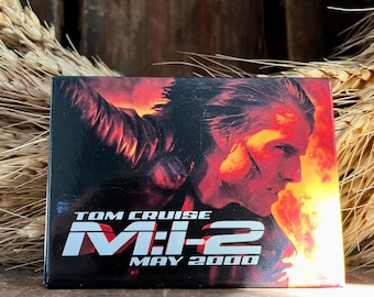 Vintage Mission Impossible 2 Pinback Button: 2000 Movie Promo