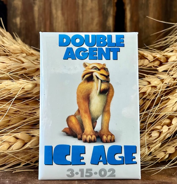 Vintage Ice Age Movie Pin: 2002 "Double Agent" Pr… - image 1