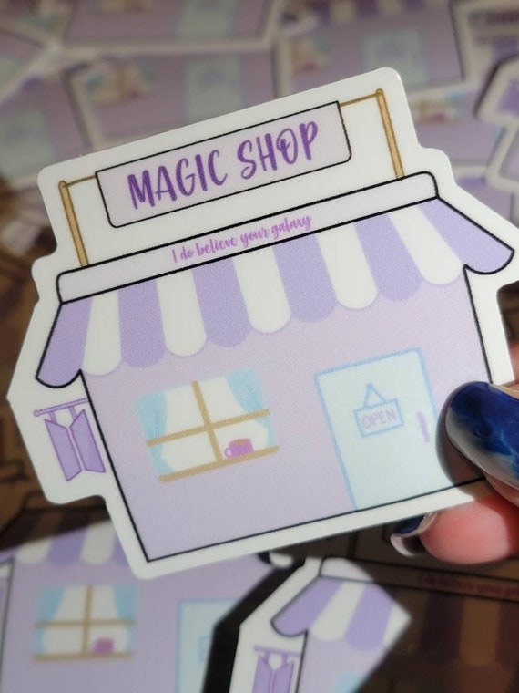 BTS Magic Shop Glossy Vinyl Sticker - Etsy