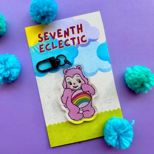Carebear Kewpie Keychain | Western Kewpie Doll | American Traditional Flash Accessories | Collectable Kewpie Crew |