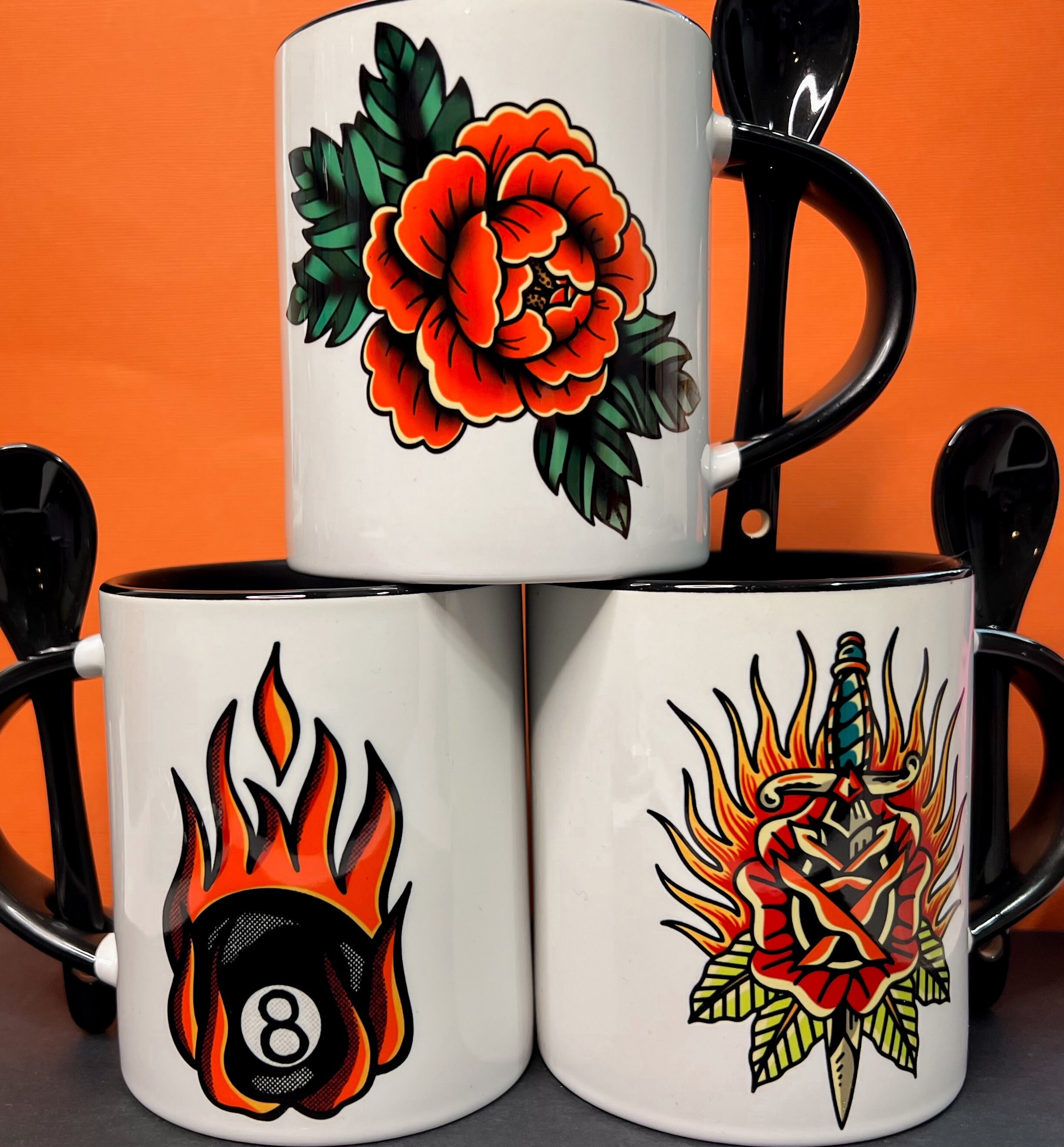  Best Tattoo Artist Women Men Gift T-Shirt  Artists Gift Ink  inker Forever Art Mug Cup Cups Mugs : Home & Kitchen