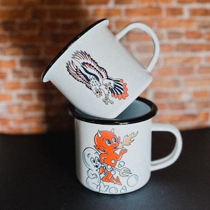 American Traditional Inspired Camper Mugs | Traditional Tattoo Coffee Cups | Gifts for him | Gifts for Her |