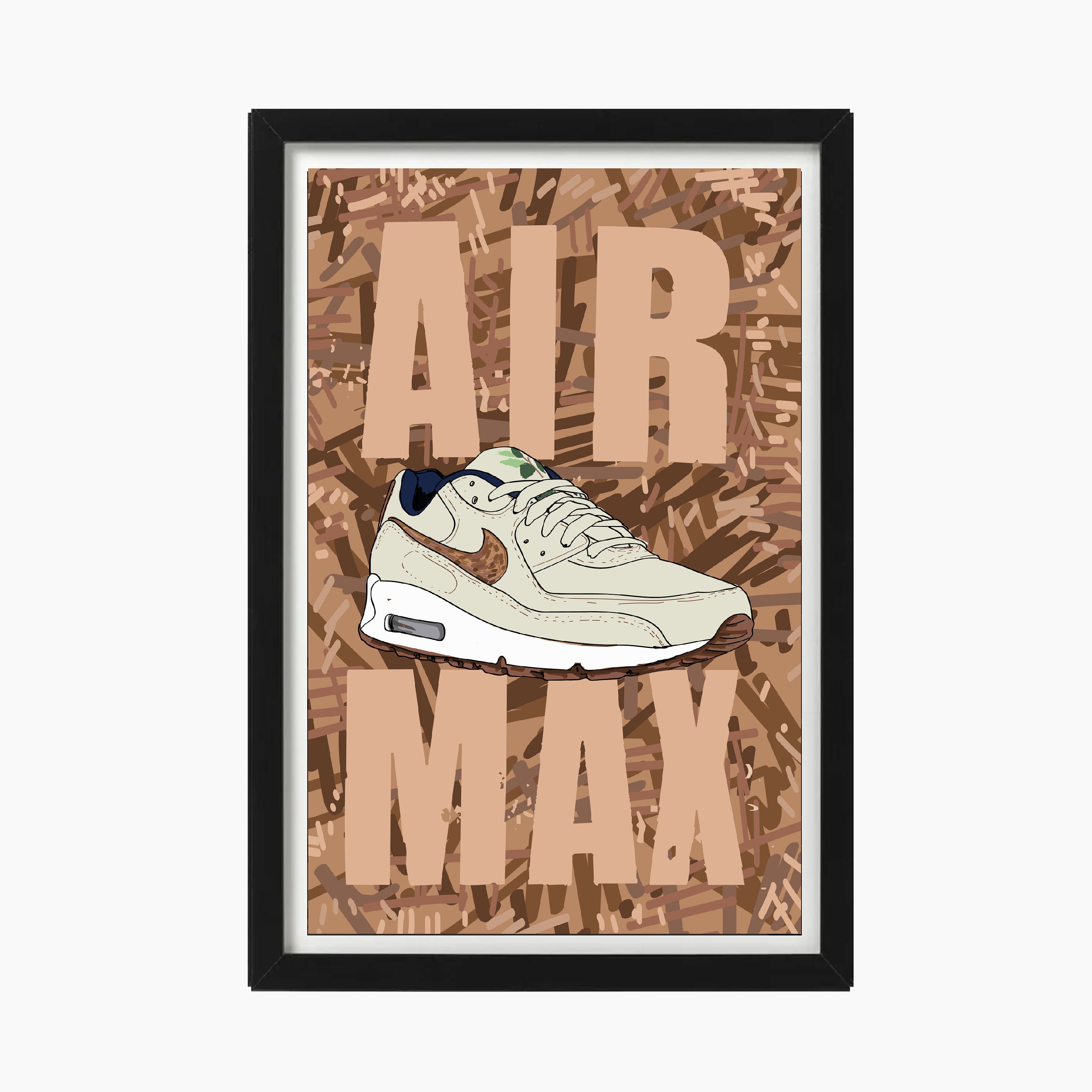 NIKE AIR MAX 90 THE WANTED LIST POSTER (50x70CM)