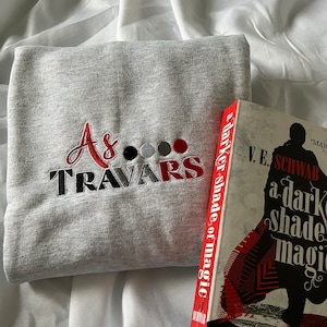 As Travars Embroidered Sweatshirt// Bookish,Bookish Gifts,Fantasy,Literary Gifts,Bookish Merch,Bookish Gift,Embroidered Jumper, Book Merch
