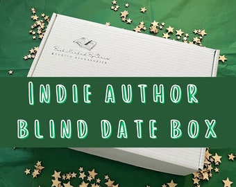 Blind Date Indie Box// Indie Author Blind Date With A Book, Mystery Book, Booklover gift, Reader Gift, Bookworm Gift