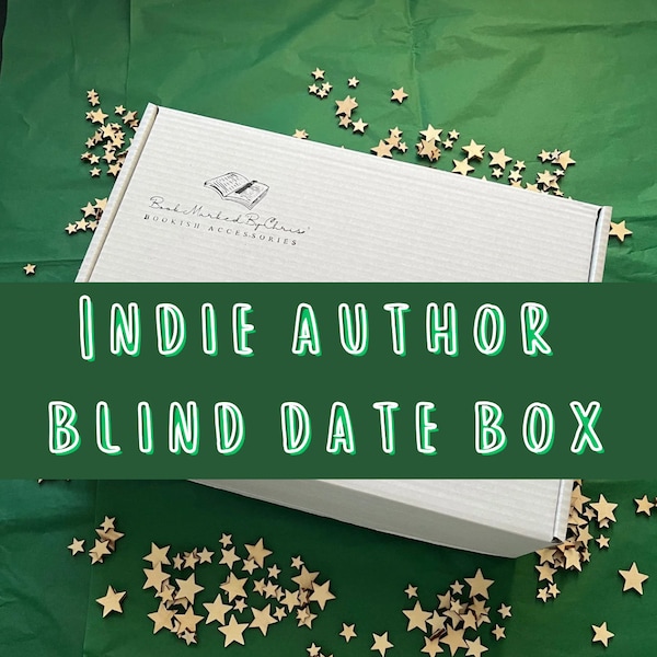 Blind Date Indie Box// Blind Date With a Book,Bookish,Mystery Box,Book Box,Book Lover Gift,Blind Date With Book,Book Subscription Box.