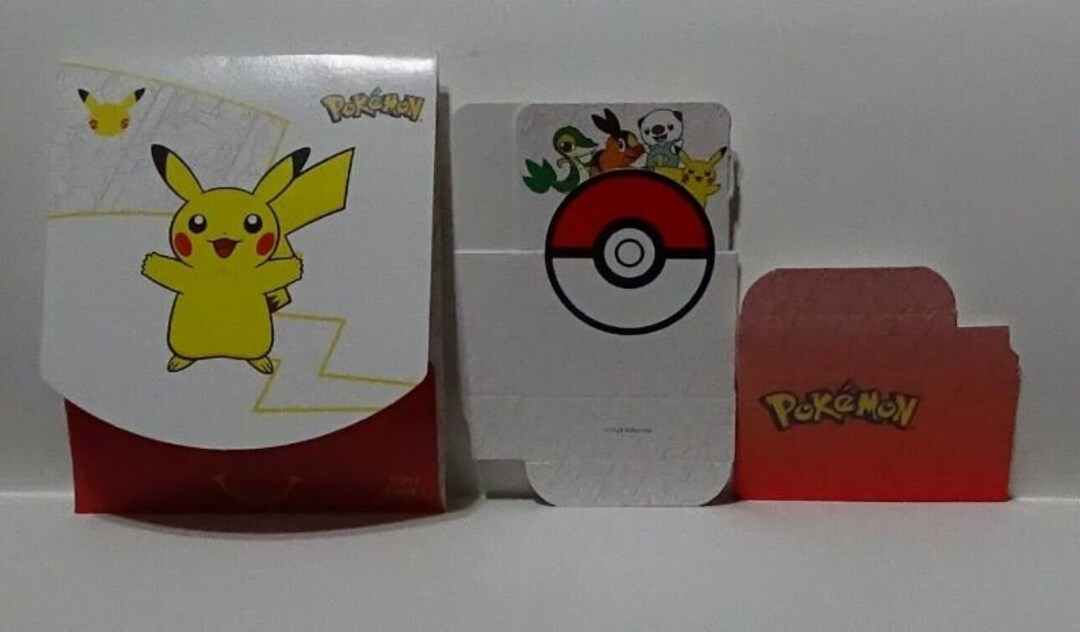 Mcdonalds Happy Meal Pokemon Cards Etsy