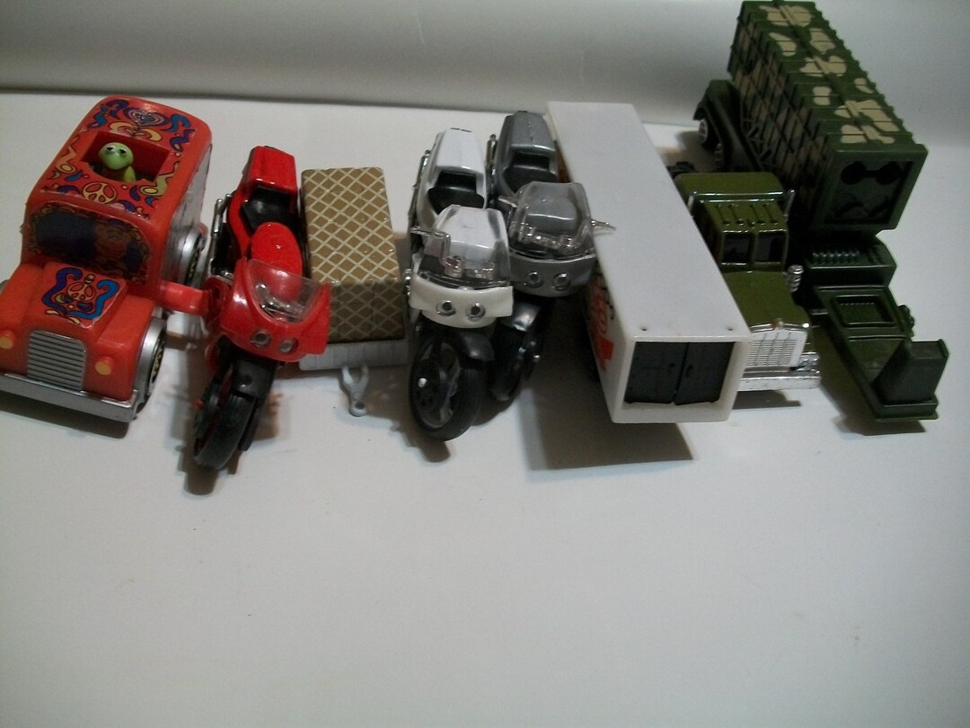 Vintage Retro Toy Vehicle Lot Etsy