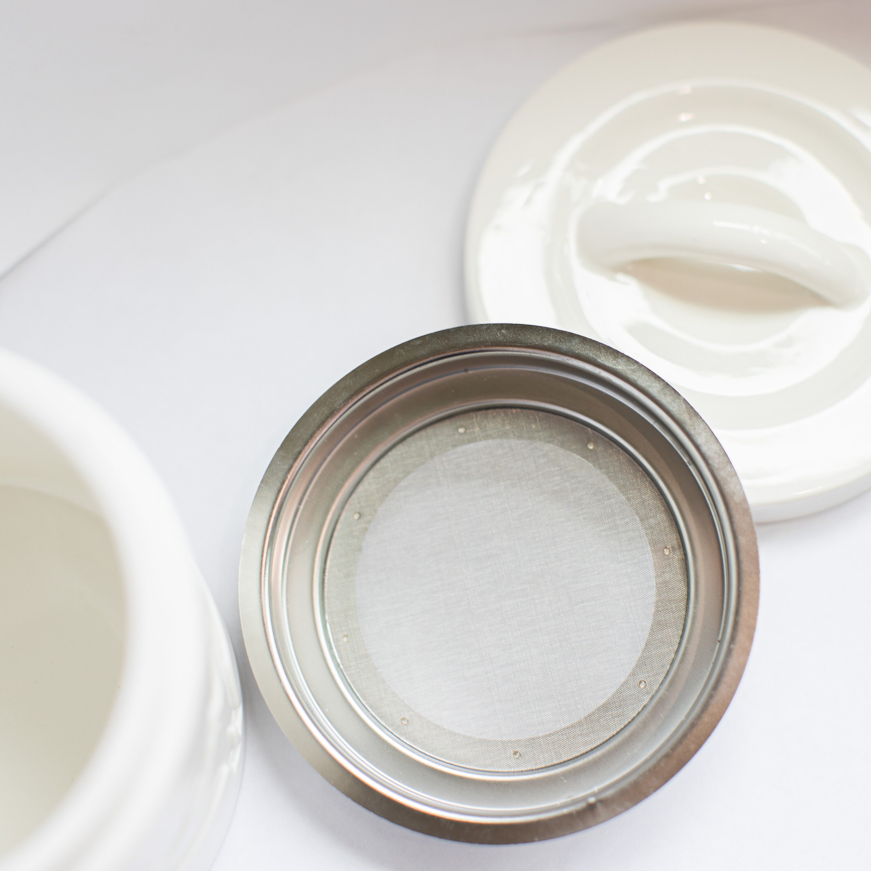 Ceramic Bacon Grease Container With Strainer 2 Color Options Etsy