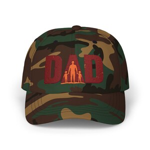 Camo Dad Cap - Perfect Gift for Father&#39;s Day, Outdoor Adventures, Casual Wear, Birthday, Parenting