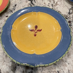Pfaltzgraff Dinner Plate The Secrets of Pistoulet Blue by Jana Kolpen! Multiple Available!