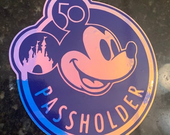 Multiple Colors Available Disneyland WDW Storm Trooper Passholder Decal Walt Disney World FREE SHIPPING