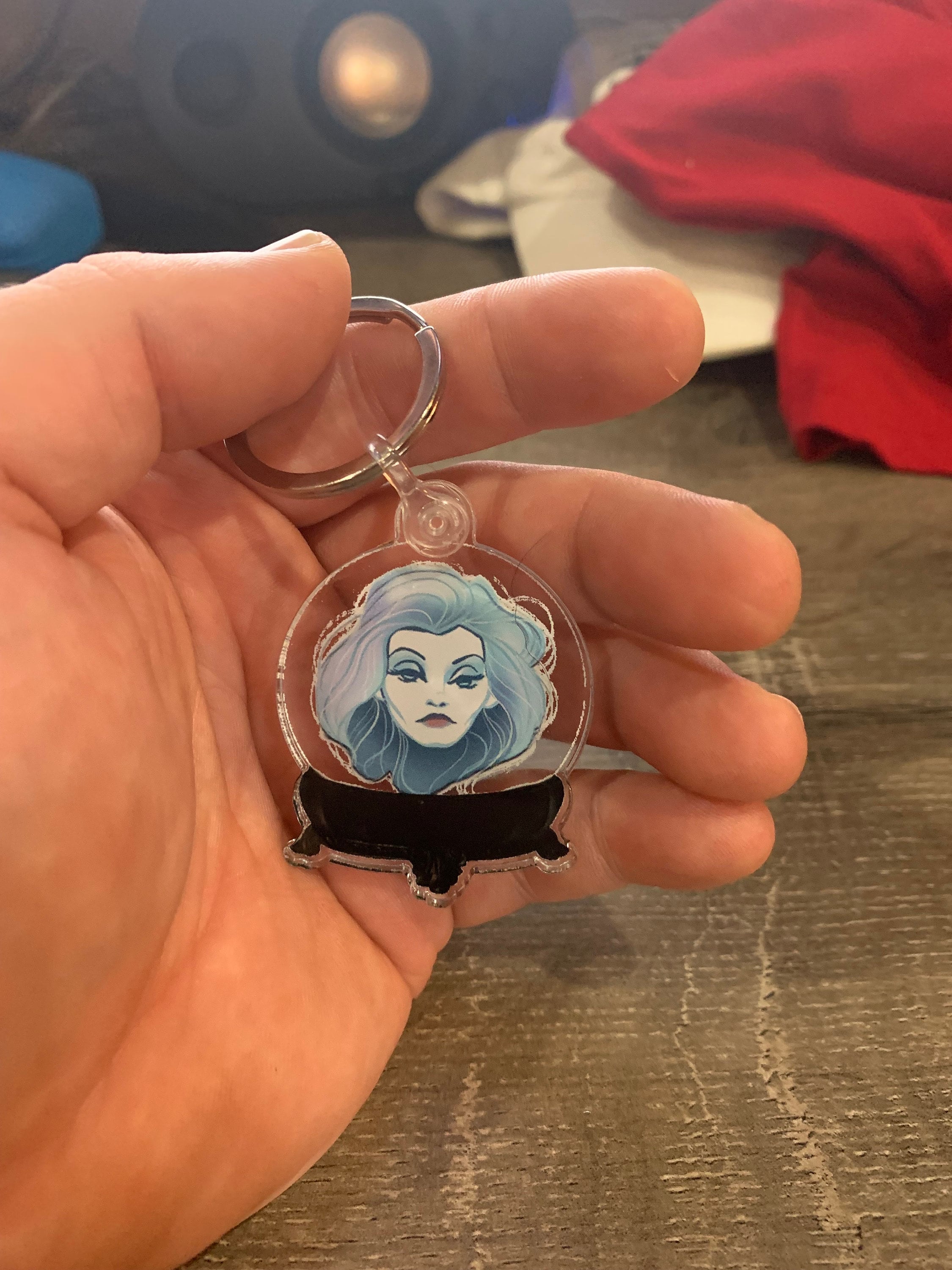 Madame Leota From Maunted Mansion Acrylic Keychain FREE SHIPPING