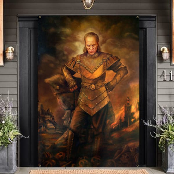 Vigo the Carpathian from Ghostbusters 2 Outdoor Vinyl (Grommets or Pole Pocket) Free shipping!!!