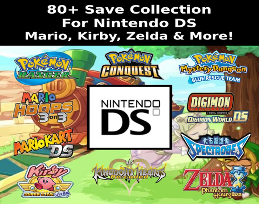 DS Unlocked Save Collection 80 Saves 100% Complete NDS - Etsy