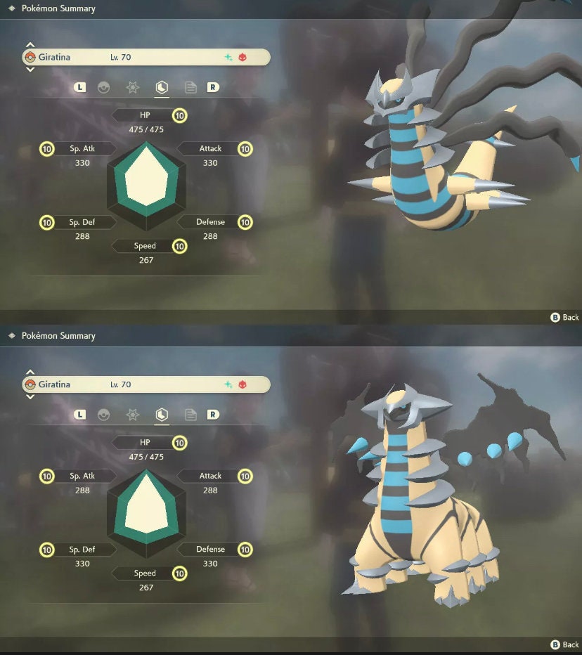 Alpha Shiny Giratina Both Forms Pokemon Legends: Arceus -  Finland