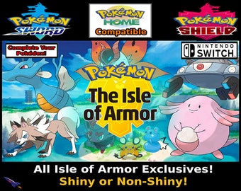 Pokemon Sword and Shield Full Galar Pokedex & The Isle of Armor