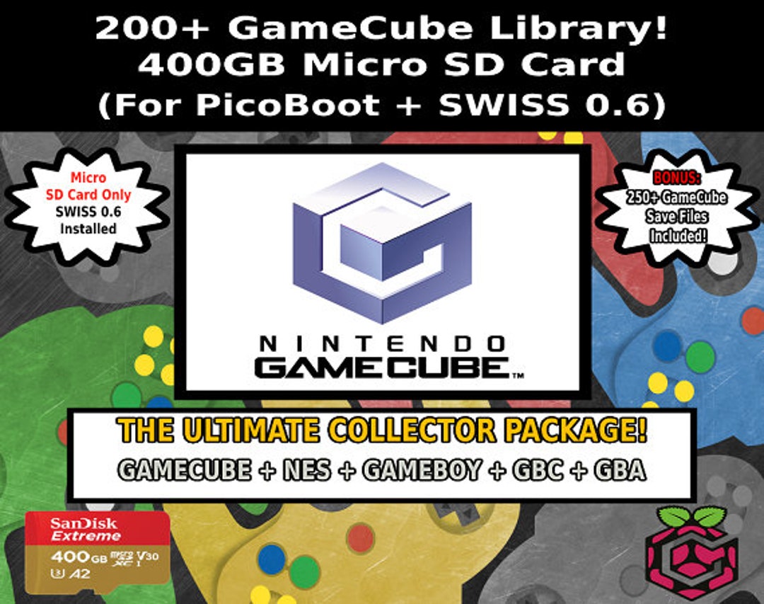 Gamecube Picoboot Swiss 0.6 200 Gamecube Library 250 Etsy