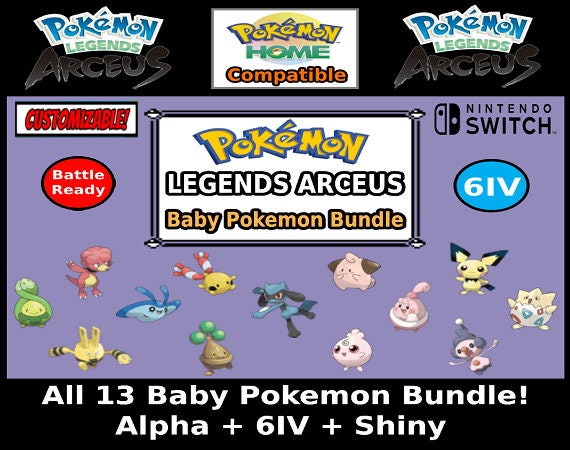 Pokemon Arceus Legends Home Complete Pokedex & Alpha Shiny Pokemon!!