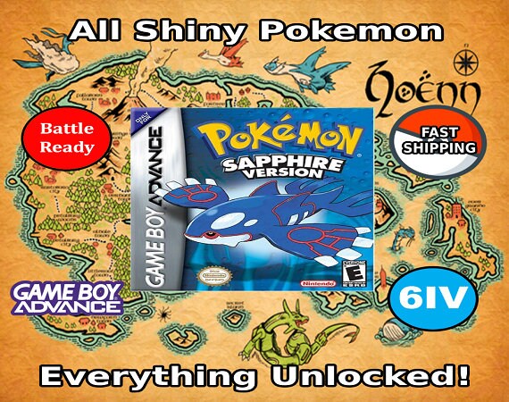 Unlocked Pokemon Fire Red Complete Shiny Pokedex Max Items 