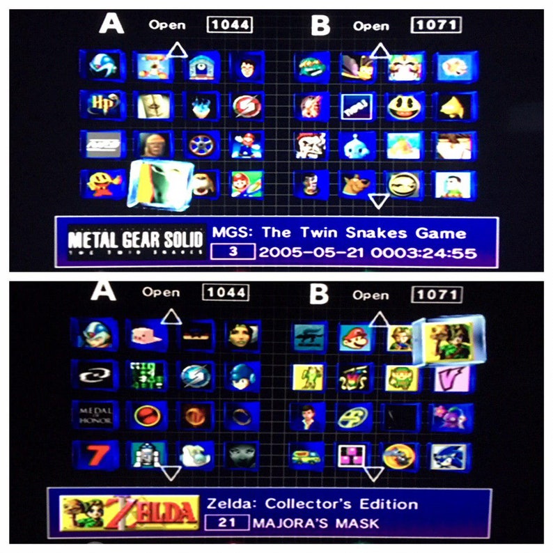 Gamecube Unlocked Save Collection 250 Saves 16MB Memory Etsy