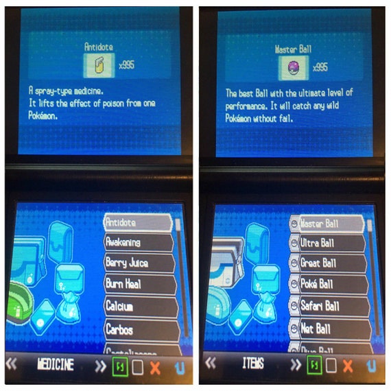 Pokemon Heart Gold Enhanced With all 493 Pokemon Shiny or Nonshiny + Max  Items