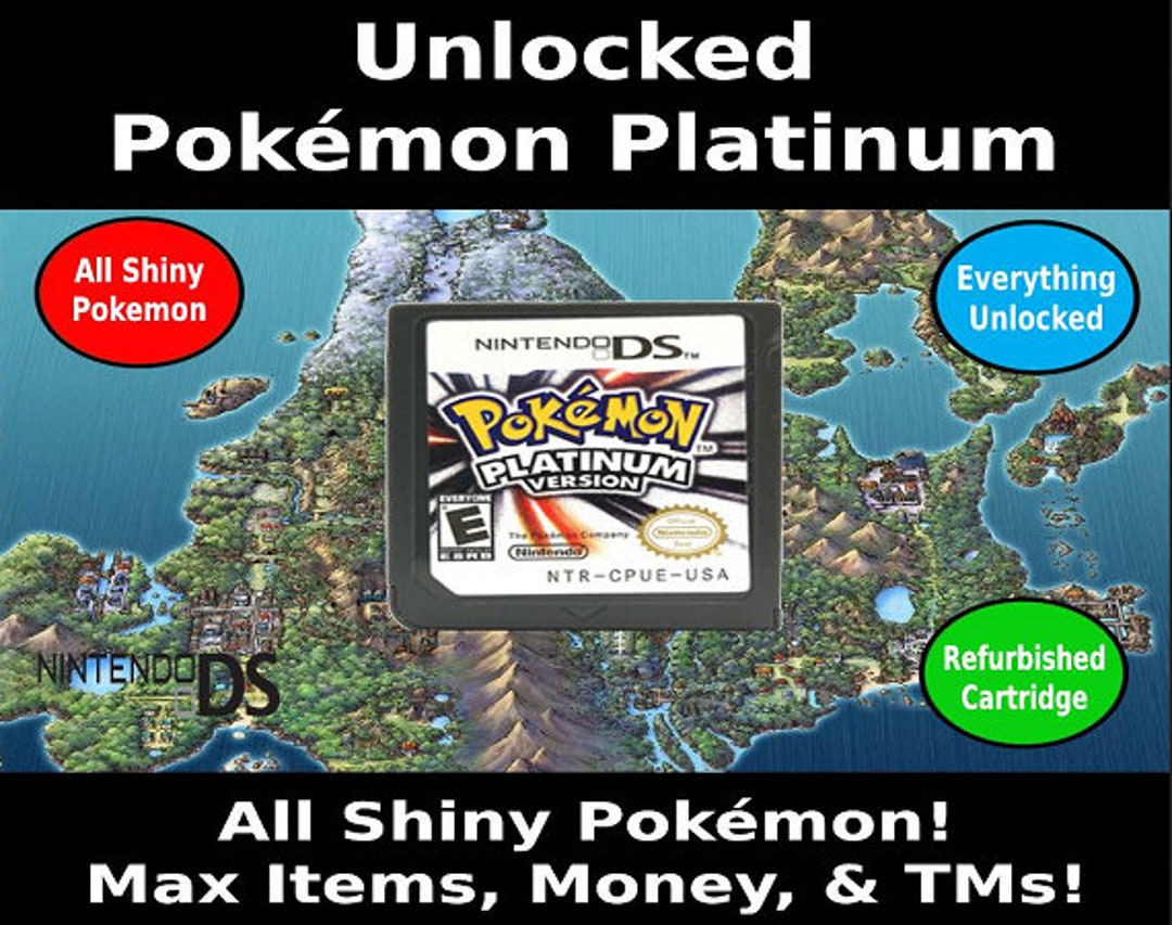 Pokemon Heart Gold Enhanced With all 493 Pokemon Shiny or Nonshiny + Max  Items