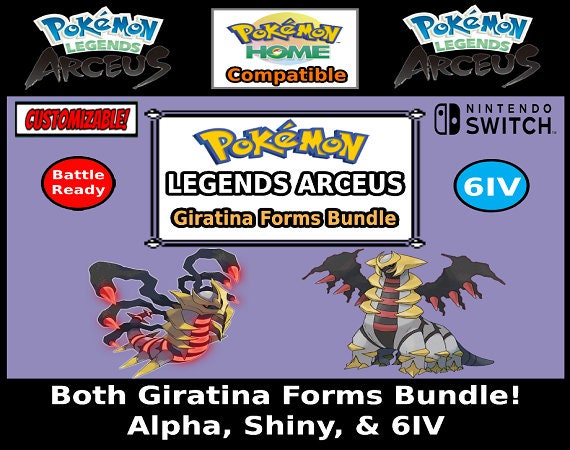 Shiny Giratina Palette [Pokémon Legends: Arceus] [Mods]
