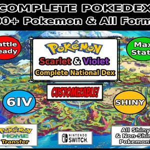 Pokedex Completion Checklist : r/PokemonScarletViolet