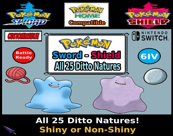 25 Japanese 6IV Ditto Pokemon / 6IV Pokemon / Pokemon Home