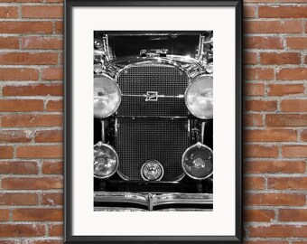 1930 Buick Series 60 Phaeton: Vintage autofotografie print, oldtimer artwork, autofotografie