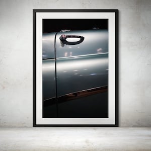 1953 Buick Roadmaster Skylark Convertible Model 76X: Close-Up Door View - Color Photograph Print for Vintage Car Enthusiasts