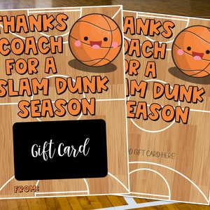 Basketball Trainer Geschenk Kartenhalter, Trainer Dankeschön Geschenk, Basketball Trainer Ende der Saison Geschenk, Trainer Wertschätzung