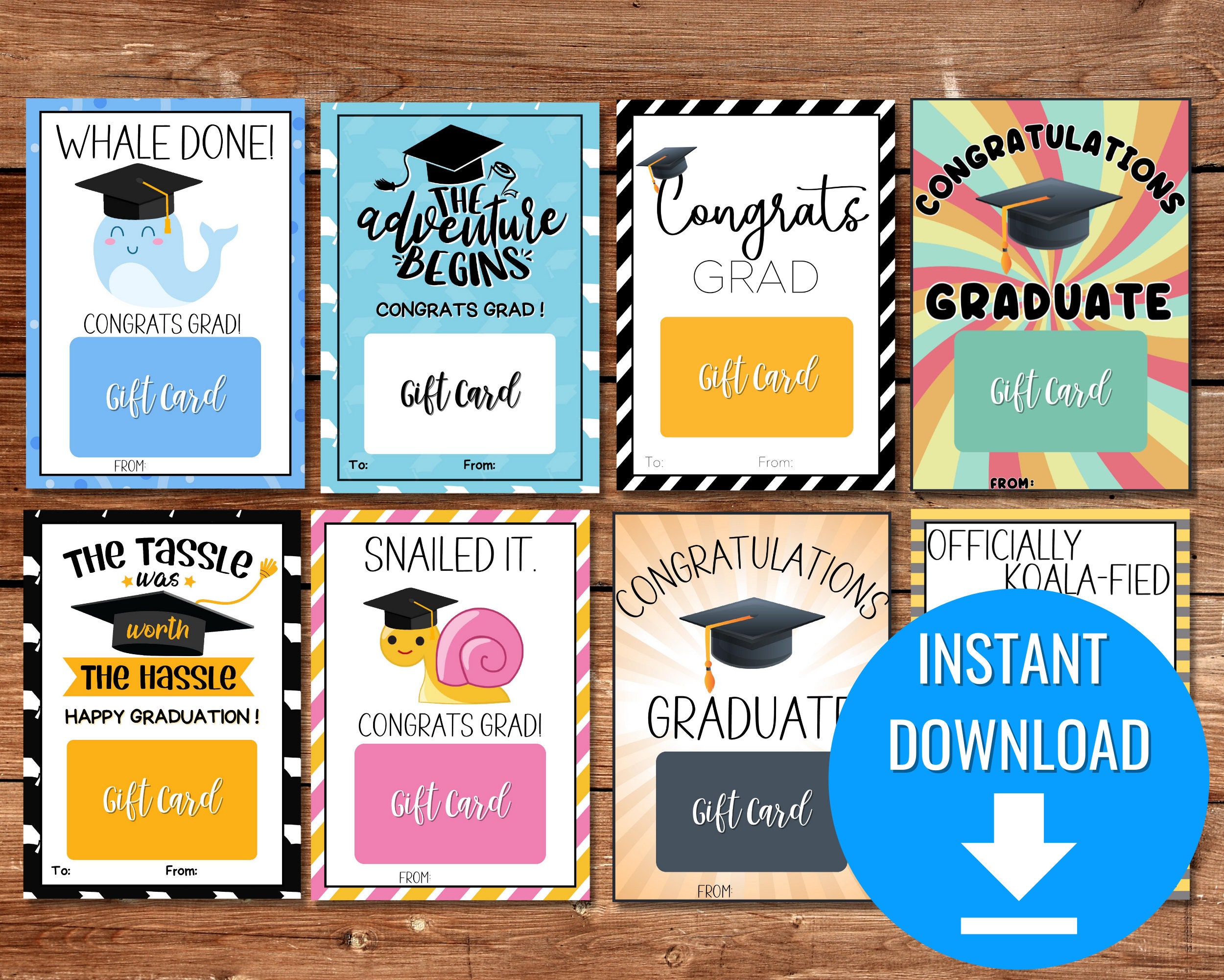 Graduation Gift Card Holder Bundle, College Graduation Gift, High School Graduation  Card - Etsy