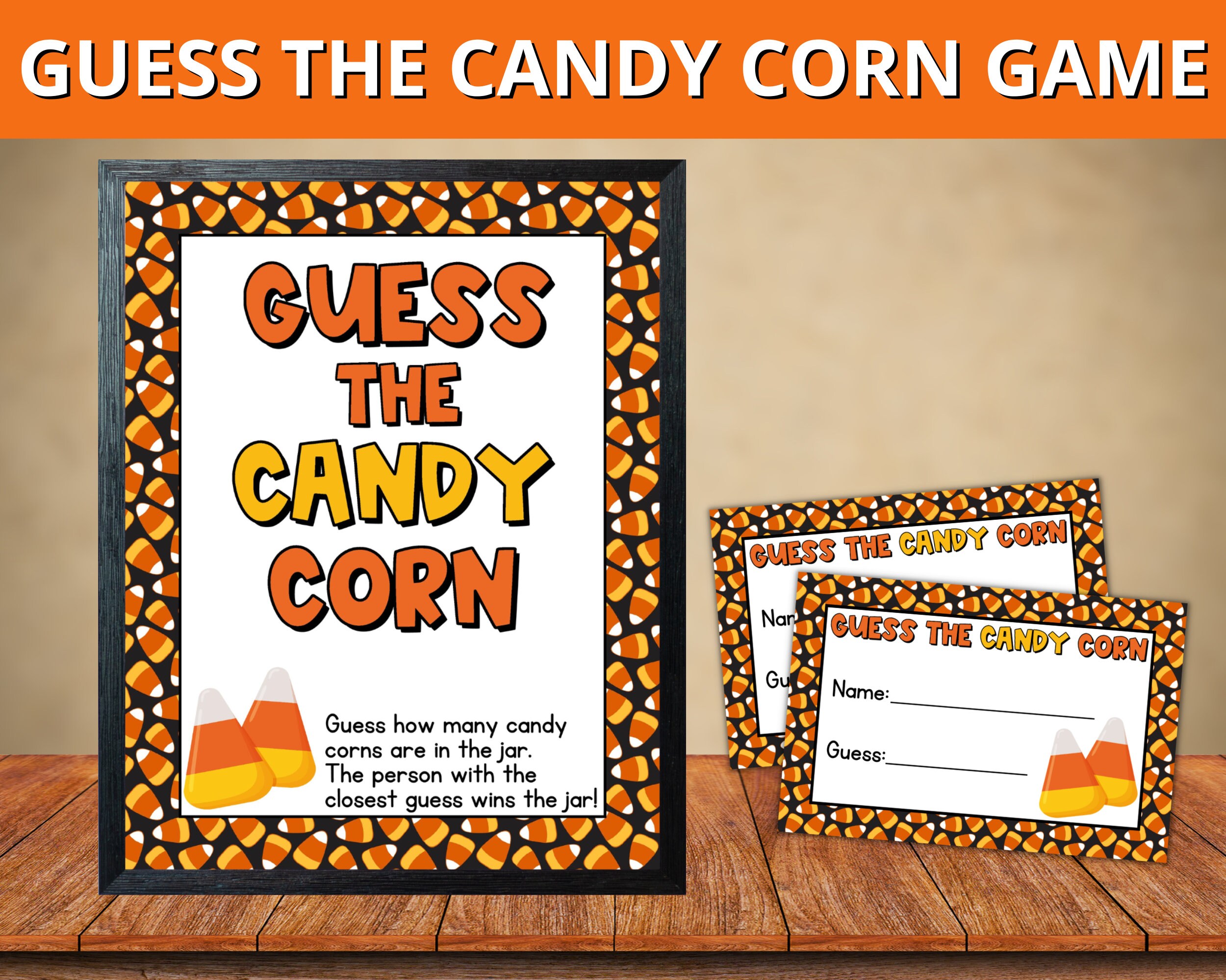 Orange Candy Guess - Etsy