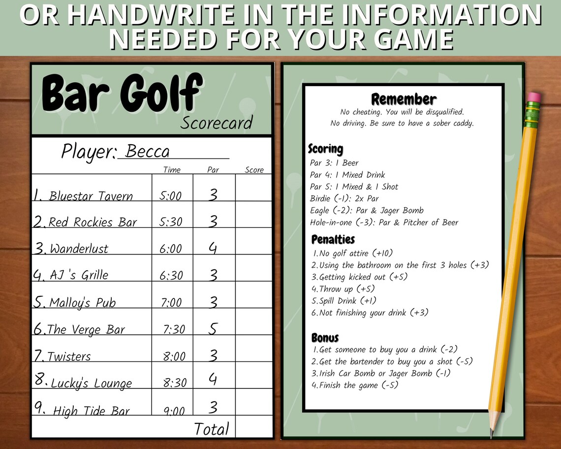 Editable Bar Golf Pub Golf Score Card Template Editable Pub Etsy UK Editable Bar Golf Pub Golf Score Card Template Editable Pub Etsy UK