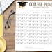 College Fund Savings Challenge Tracker, College Fund Saving Template ...
