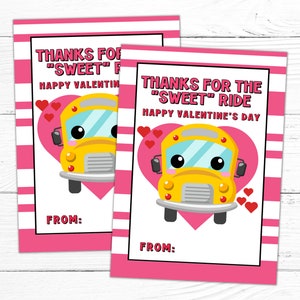 Valentinstag Karte für Busfahrer, Busfahrer Valentinstag Geschenkkartenhalter