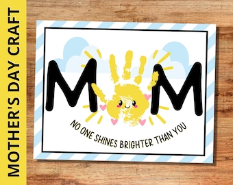 Muttertag Handabdruck Kunst Andenken, druckbares Muttertagsgeschenk, DIY Kind Handwerk, Muttertag Handwerk für Kinder, Kind gemacht Muttertagsgeschenk