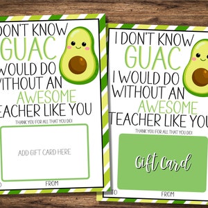 Titulaire de la carte-cadeau d'appréciation des enseignants, cadeau imprimable de la semaine d'appréciation des enseignants pour les enseignants