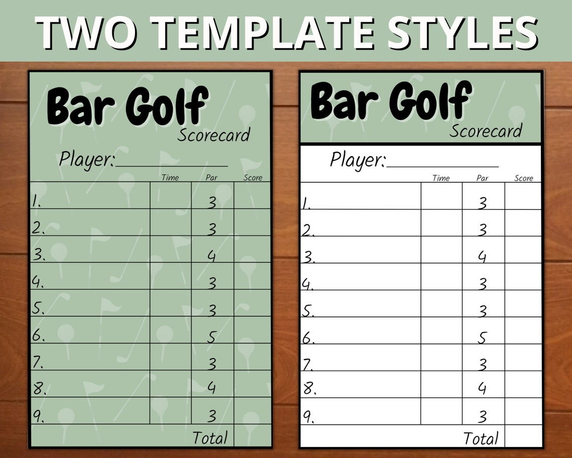 Editable Bar Golf Pub Golf Score Card Template Editable Pub Etsy UK Editable Bar Golf Pub Golf Score Card Template Editable Pub Etsy UK